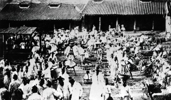 ▲ 조선 육주비전의 하나, 남대문 시전.(자료사진)