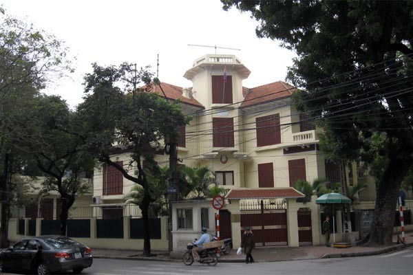 ▲ 베트남 하노이에 있는 북한 대사관. 베트남 정부는 유엔 안보리 대북제재 이행보고서를 통해 대북제재를 성실히 이행하겠다고 다짐했다. ⓒ위키피디아 공개사진