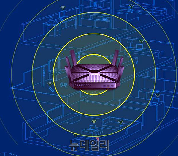 ▲ 빔포밍 기술과 3개밴드를 스마트 커넥트기술을 통해서 최고의 네트웍 퍼포먼스를 지원한다.ⓒ티피링크