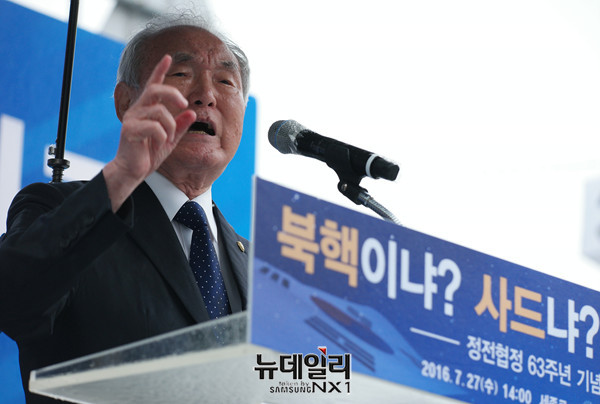 ▲ 장경순 국회원로회 의장 ⓒ 뉴데일리 정상윤