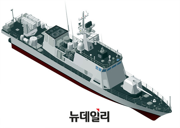 ▲ 10톤급 신형 고속정(PKMR·Patrol boat Killer Medium, Rocket)의 CG.ⓒ해군