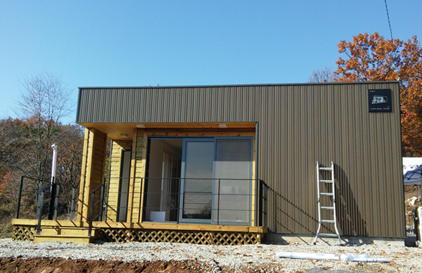 ▲ 국민안전처 '새 보금자리 지원 사업'으로 2015년 인천 강화에 지어진 16호주택. ⓒ국민안전처