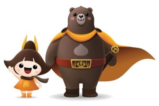 ▲ 공주시 마스코트 ‘고마곰과 공주’ ⓒ공주시