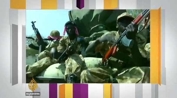 ▲ 지난 7월 7일부터 11일까지 남수단 대통령 경호세력과 수석부통령 경호세력 간 교전이 발생해 수백 여 명의 사망자가 발생했다. 현재 양측 간 휴전이 유지되고 있으나, 언제든지 교전이 재개될 가능성이 높은 상태다. 이에 외교부는 한국 국민들의 남수단 방문을 적극적으로 만류하고 있다. 사진은 지난 7월 7일 카타르 '알자지라' 남수단 교전 관련 중계영상 일부.ⓒ'알자지라'중계영상 캡쳐