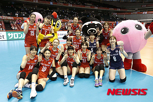 한국 여자 배구 대표팀 ⓒ뉴시스