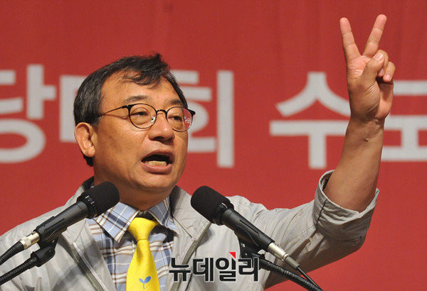 ▲ 8·9 전당대회에 당대표 후보로 출마했으며, 유력한 당권 주자 중 한 명인 새누리당 이정현 의원. ⓒ뉴데일리 이종현 기자