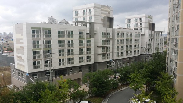 ▲ 대전 성남동 순환형 임대주택 전경.ⓒ대전시