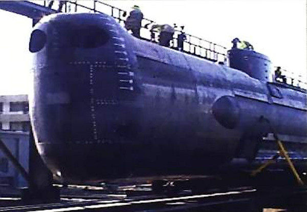 ▲ 사고동일기종 잠수함.ⓒ글로벌시큐리티