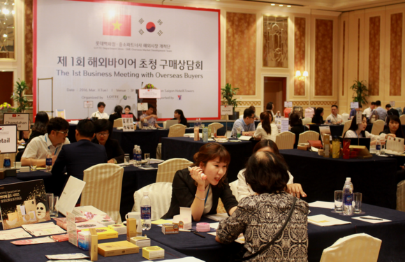 ▲ 베트남 해외구매상담회 진행모습 (16년3월) ⓒ롯데백화점