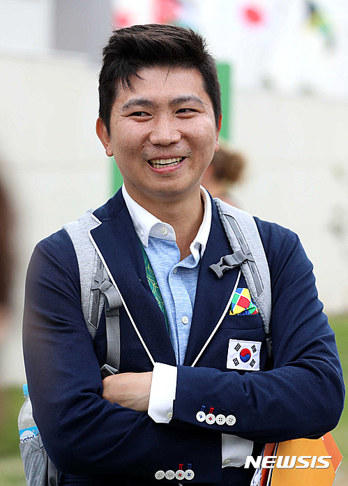 ▲ 유승민 올림픽 탁구 금메달리스트.ⓒ뉴시스