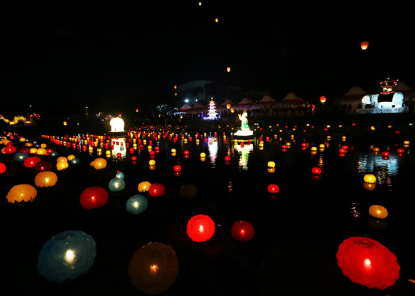 ▲ 괴산유등문화제(풍등날리기).ⓒ괴산군