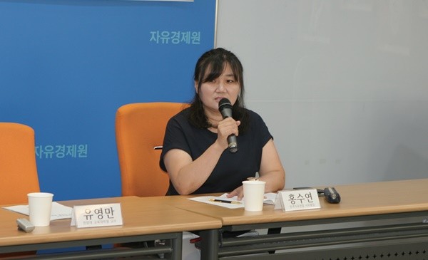 ▲ 홍수연 한국자유연합 사무총장. ⓒ한국자유연합