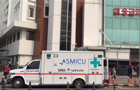 ▲ 중증응급환자 이송팀의 중환자용 특수 구급차 사진. ⓒ서울시