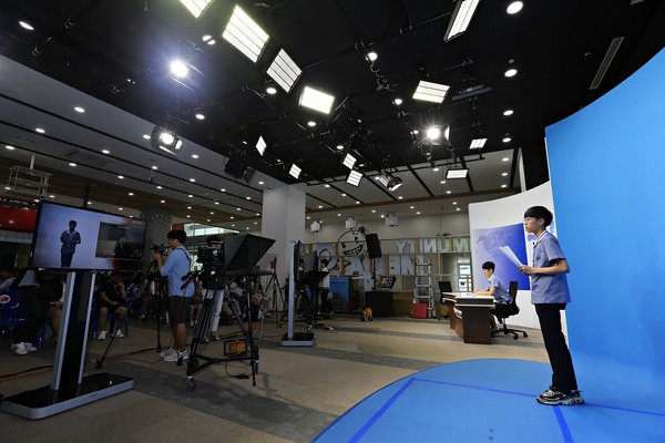 ▲ ‘2016 학교뉴스제작경진대회’ 모습.ⓒ대전시