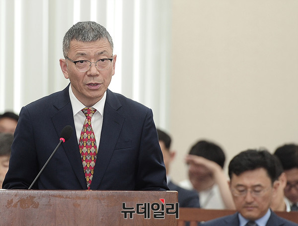 ▲ 현안보고 하는 류재승 국방정책 실장 ⓒ 뉴데일리 공준표