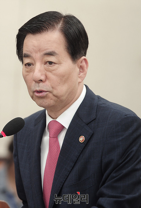 ▲ 현안보고 하는 류재승 국방정책 실장 ⓒ 뉴데일리 공준표