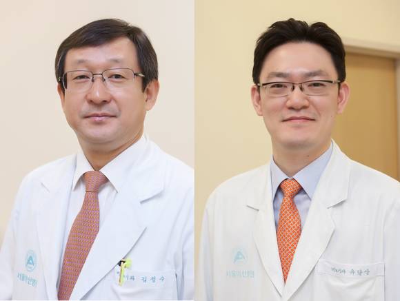 ▲ 서울아산병원 (좌) 김청수 교수. (우) 유달산 교수ⓒ서울아산병원