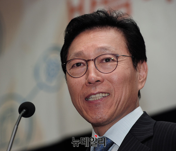 ▲ 인사말 하는 포럼 Energy4.0 김태유 위원장 ⓒ 뉴데일리 공준표