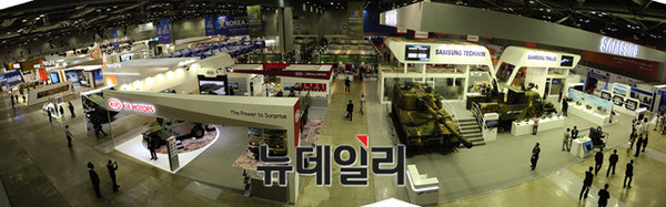 2014년 개최된 대한민국방위산업전 모습.ⓒ뉴데일리DB