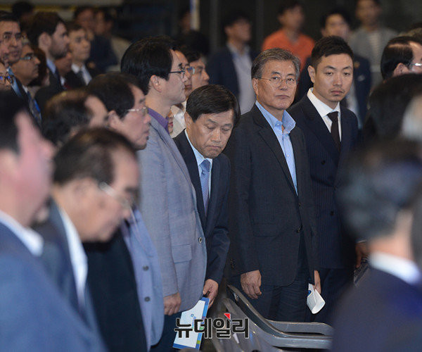 ▲ 더불어민주당 문재인 전 대표. ⓒ뉴데일리 정상윤 기자