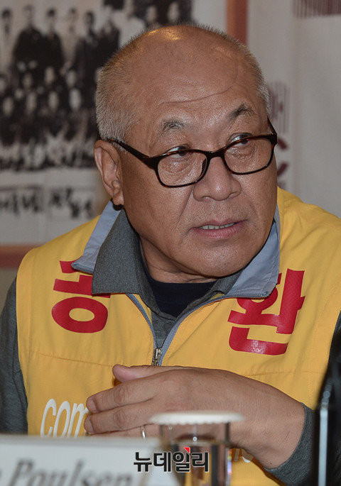 ▲ 최성용 납북자가족모임 대표. ⓒ뉴데일리 정상윤 기자