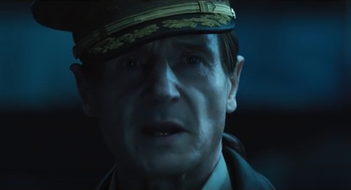 ▲ 영화 인천상륙작전에서 맥아더 역을 맡은 배우 리암니슨 ⓒ 유튜브 인천상륙작전 예고편 캡쳐