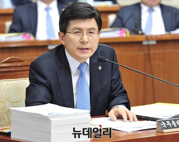 ▲ 황교안 국무총리. ⓒ뉴데일리