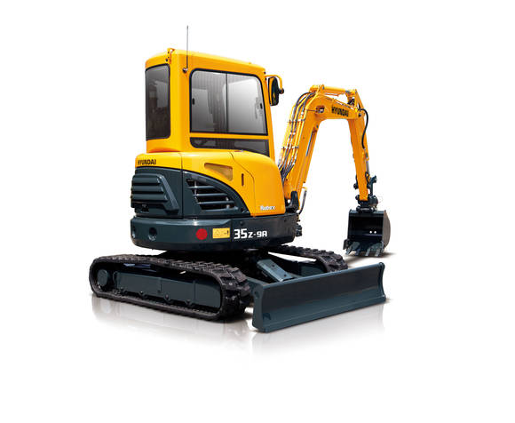 ▲ 현대중공업의 미니 굴삭기ⓒ현대중공업