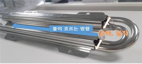 ▲ 코웨이 얼음정수기 냉각구조물.ⓒ산업통산자원부