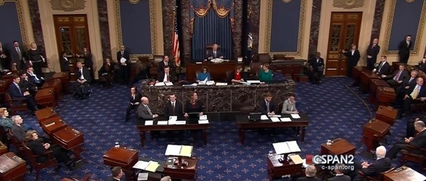 ▲ 미국 상원 외교위원회는 19일 북한의 5차 핵실험에 대한 비공개 청문회를 연다. 사진은 美상원 자료사진.ⓒ美의회 전문채널 'C-SPAN'중계영상 캡쳐