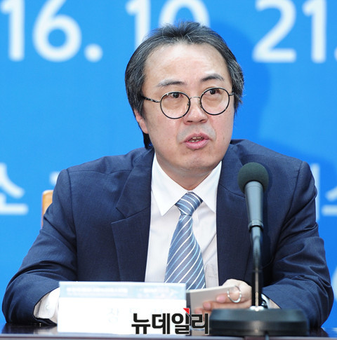 ▲ 장동렬 조직위원장 ⓒ 뉴데일리 공준표