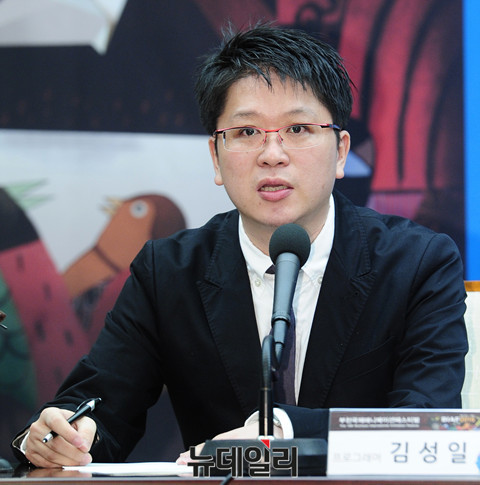 ▲ 김성일 프로그래머 ⓒ 뉴데일리 공준표