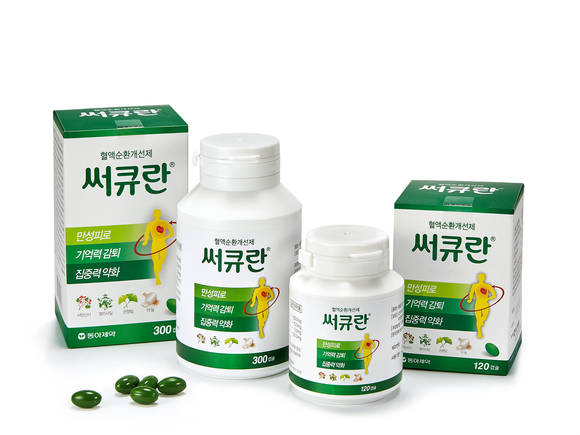 ▲ 동아제약 혈액순환개선제 서큐란.ⓒ동아제약