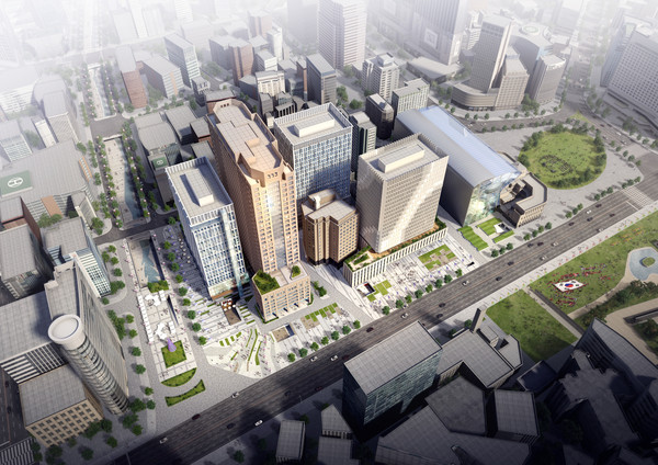 ▲ 시청역~광화문역 일대. ⓒ서울시청 제공