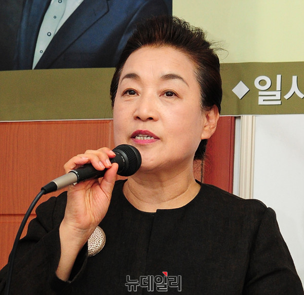 ▲ 자유통일문화원 김명자 이사장 ⓒ 뉴데일리 공준표