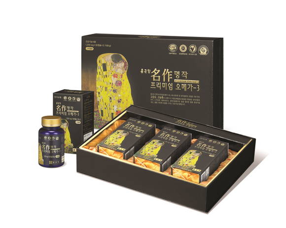 ▲ 종근당 건강기능식품 ‘명작 프리미엄 오메가-3’ 제품 사진.ⓒ종근당