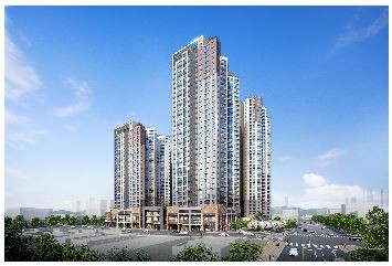 ▲ (주)대원이 충북 청주시에 건설하고 있는 센트럴 칸타빌 아파트 조감도.ⓒ(주)대원