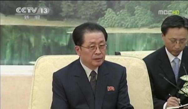 ▲ 2012년 8월 당시 후진타오를 만나러 방중한 장성택. 그는 북한 내 대표적 친중파였다. ⓒ2012년 8월 당시 MBC 관련보도 화면캡쳐