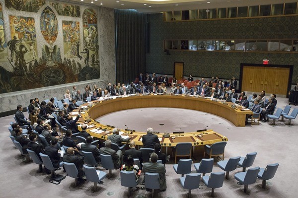 ▲ 유엔 안전보장이사회가(유엔안보리) 23일(현지시간) 전 세계 국가의 핵실험 금지를 촉구하는 결의안을 채택했다. 사진은 유엔 안보리.ⓒUN