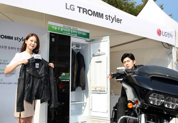 ▲ LG 트롬 스타일러 체험행사. ⓒLG전자