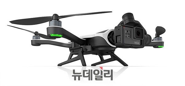 ▲ 고프로 액션캠 '히어로5'를 장착된 스마트 드론인 ‘카르마’ ⓒGoPro사 홈페이지