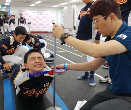 ▲ ‘대구스포츠과학센터’의 체력측정 모습.ⓒ대구시 제공