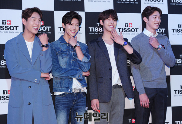 ▲ 왼쪽부터 곽시양, 권도균, 송원석, 안효섭 ⓒ 뉴데일리 공준표