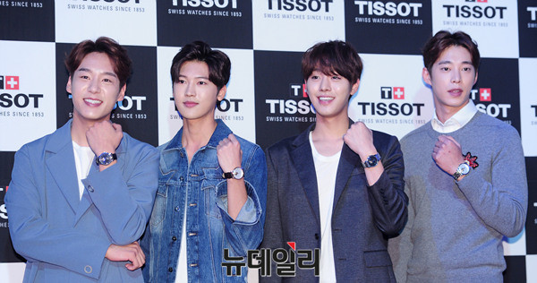 ▲ 왼쪽부터 곽시양, 권도균, 송원석, 안효섭 ⓒ 뉴데일리 공준표