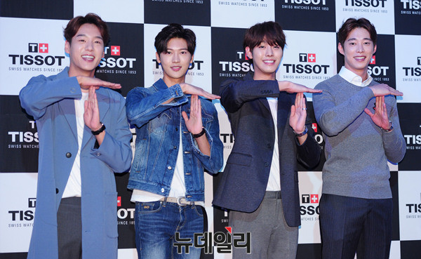 ▲ 왼쪽부터 곽시양, 권도균, 송원석, 안효섭 ⓒ 뉴데일리 공준표