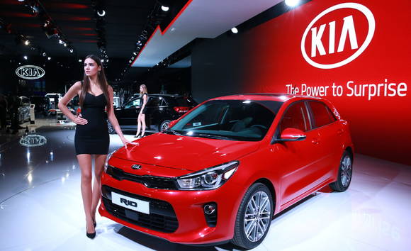 ▲ 기아차 신형 프라이드(현지명 리오).ⓒ기아차