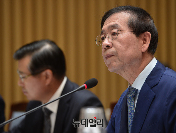 ▲ 박원순 서울시장. ⓒ뉴데일리 정상윤 기자