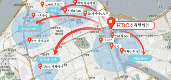 ▲ HDC신라면세점 입지 ⓒHDC신라면세점