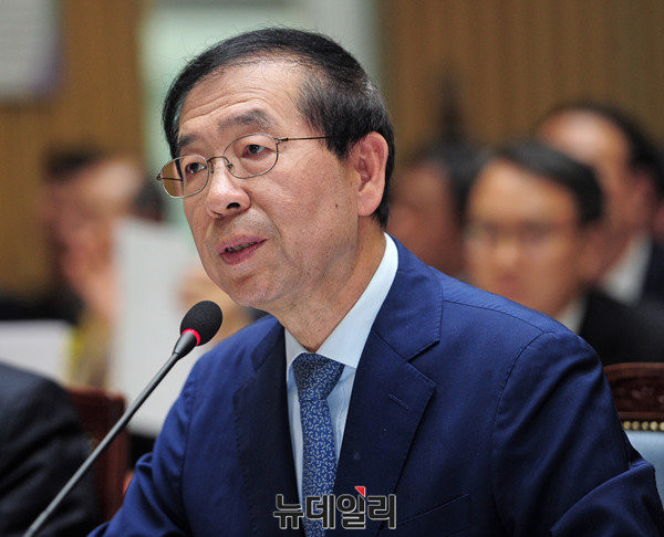 ▲ 박원순 서울시장. ⓒ뉴데일리 공준표 기자