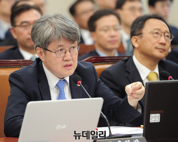 ▲ 질의하는 더불어민주당 이언주 의원(경기 광명시을) ⓒ 뉴데일리 공준표